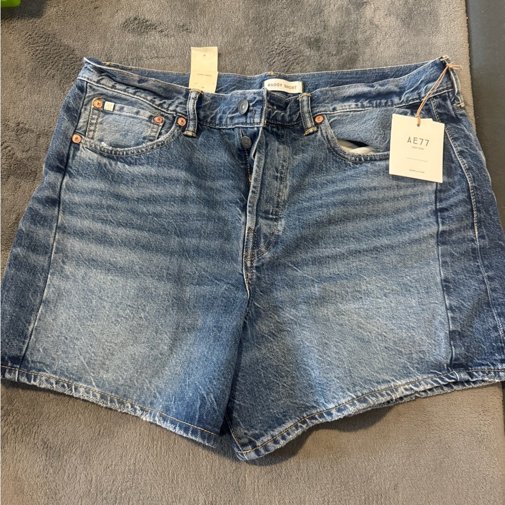 American Eagle Outfitters Light Blue Jean Shorts